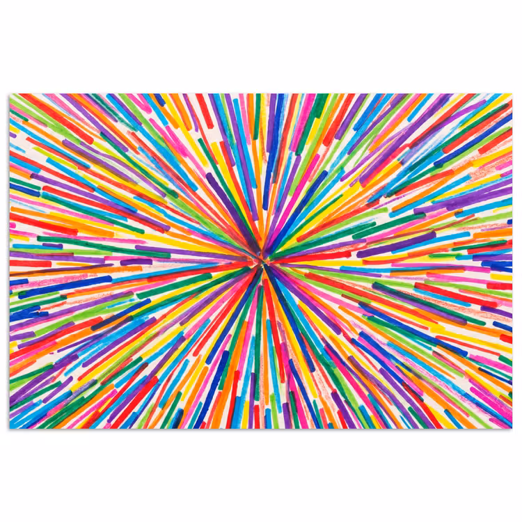Poster - Lines - Colorful - Abstract — 1