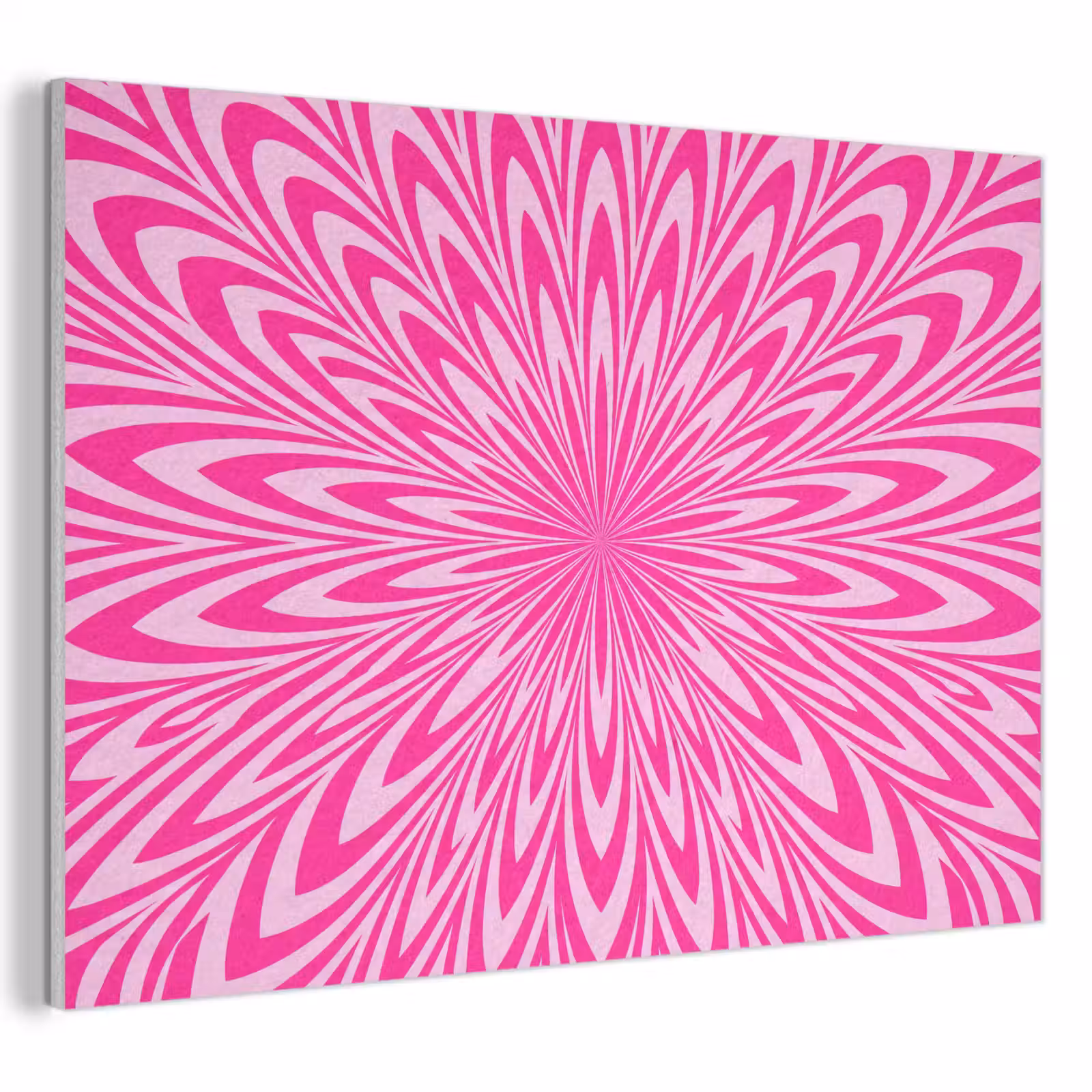 Acoustic Panel - Pattern - Optical - Pink — 1