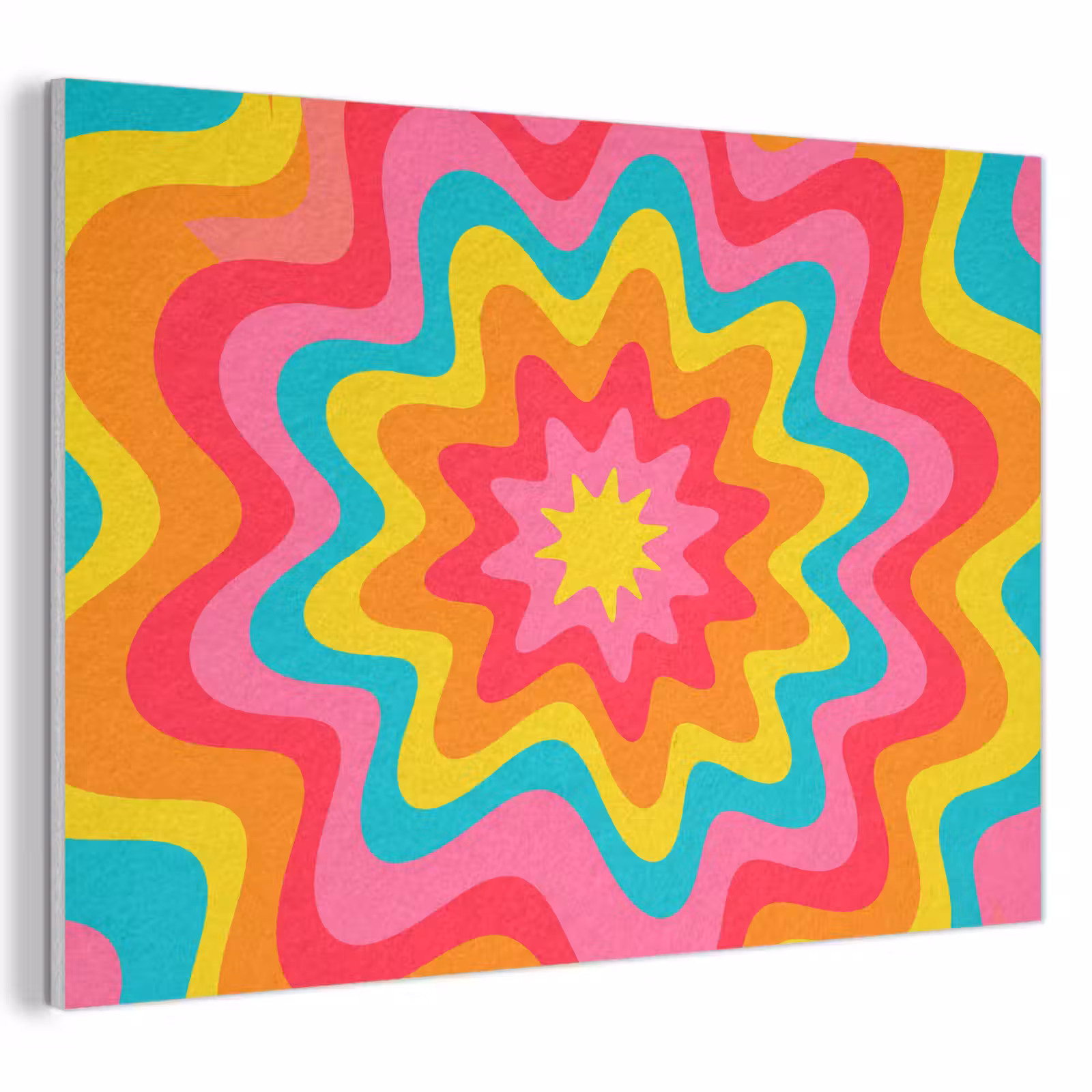 Acoustic Panel - Pattern - Wavy - Colorful — 1