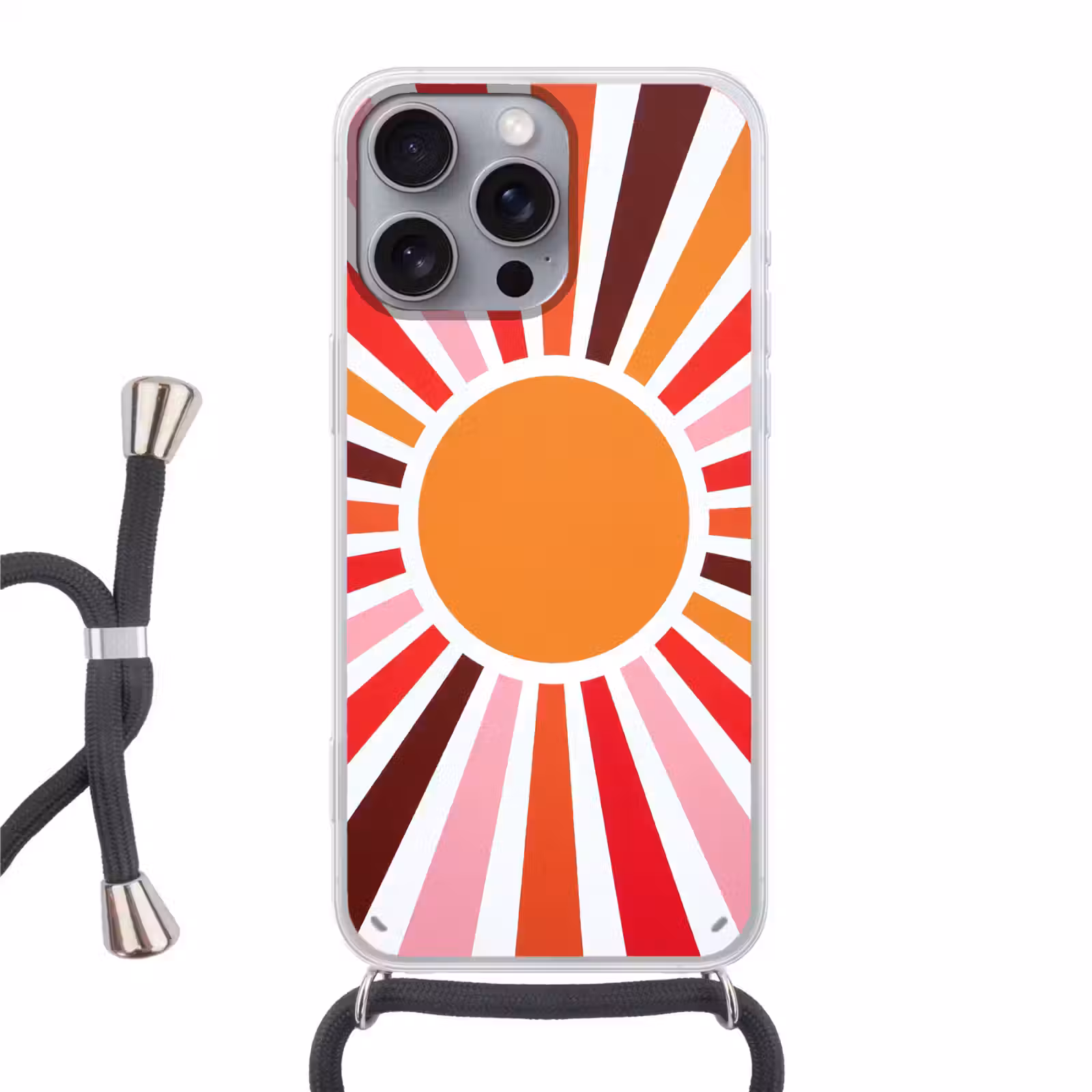 Phone case crossbody - Sun - Rays - Abstract - Colorful — 1