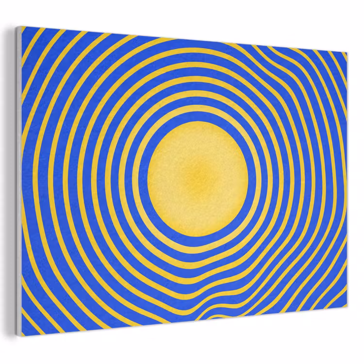 Acoustic Panel - Abstract Pattern - Blue — 1