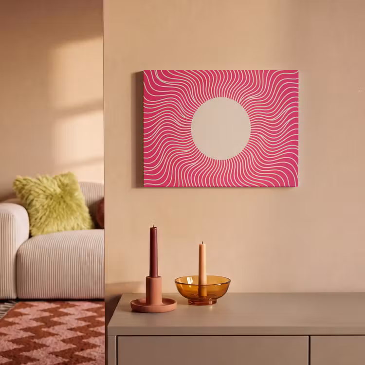 Acoustic Panel - Abstract - Pattern - Pink — 2
