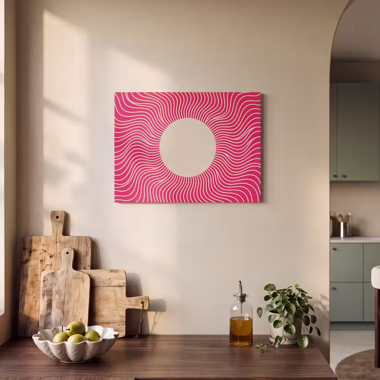 Acoustic Panel - Abstract - Pattern - Pink — 3