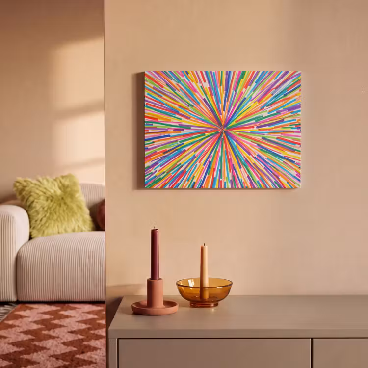 Acoustic Panel - Lines - Colorful - Abstract — 2