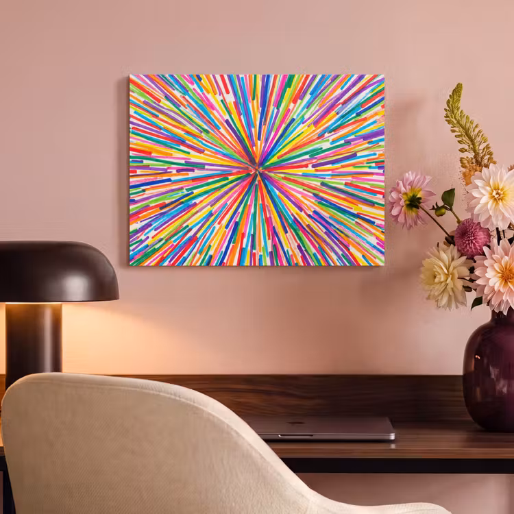 Acoustic Panel - Lines - Colorful - Abstract — 4