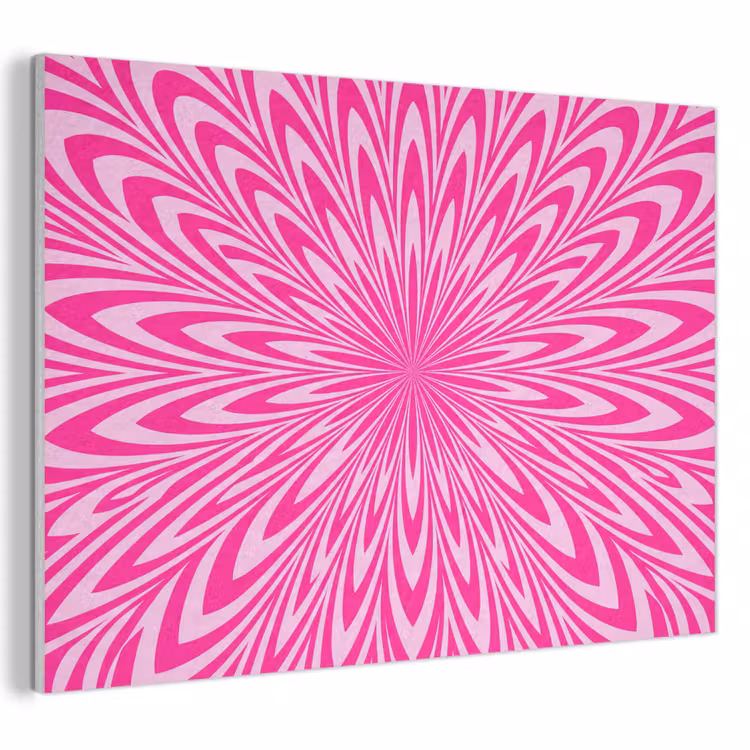Acoustic Panel - Pattern - Optical - Pink — 1