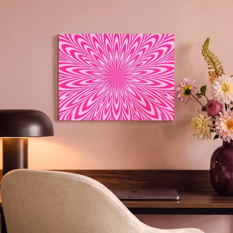 Acoustic Panel - Pattern - Optical - Pink — 4