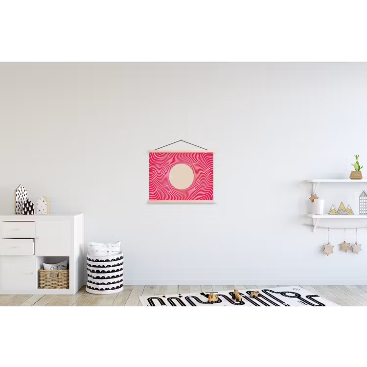 Hanging Poster - Abstract - Pattern - Pink — 3