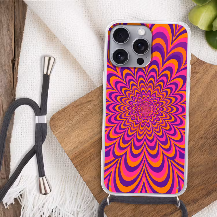 Phone case crossbody - Pattern - Optical - Colorful — 3