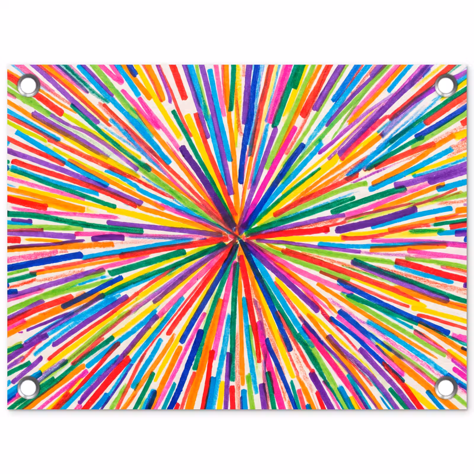 Garden Poster - Lines - Colorful - Abstract — 1