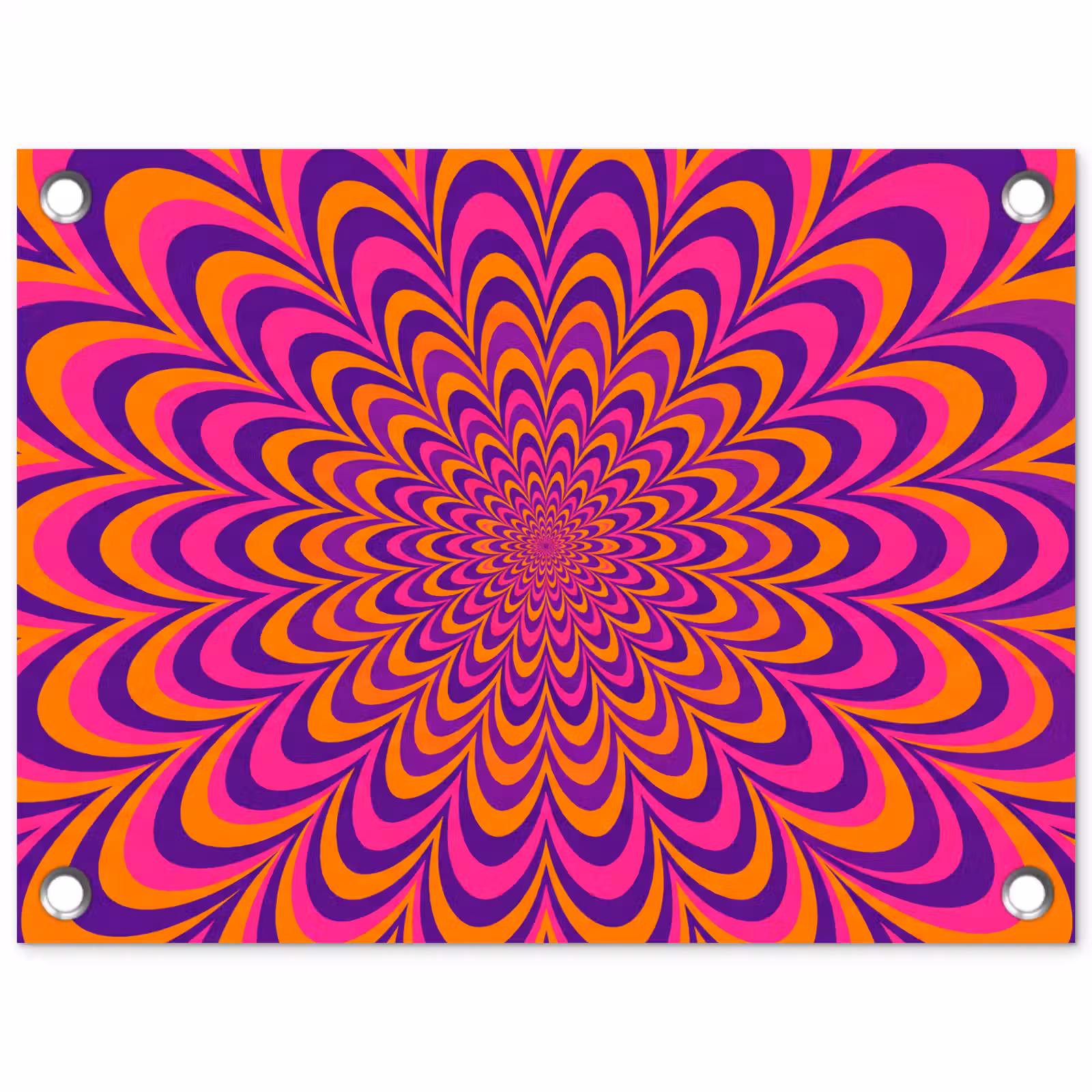 Garden Poster - Pattern - Optical - Colorful — 1