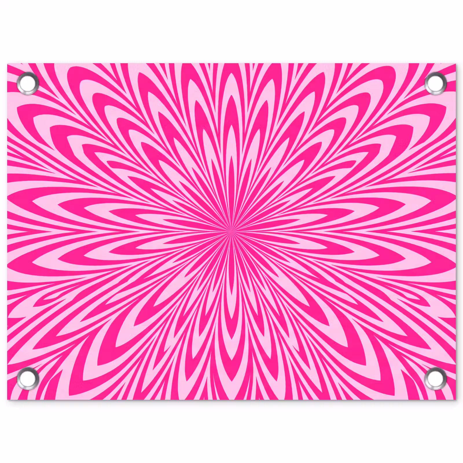 Garden Poster - Pattern - Optical - Pink — 1