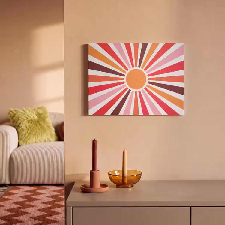 Acoustic Panel - Sun - Rays - Abstract - Colorful — 2