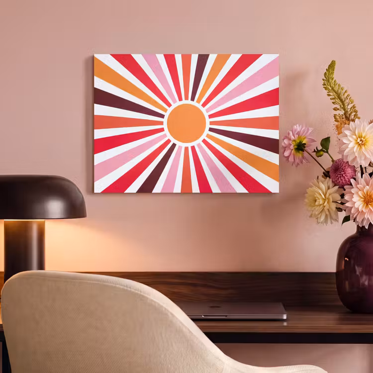 Acoustic Panel - Sun - Rays - Abstract - Colorful — 4