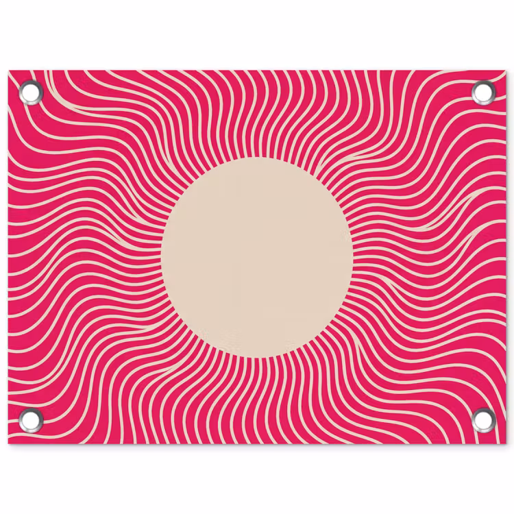 Garden Poster - Abstract - Pattern - Pink — 1