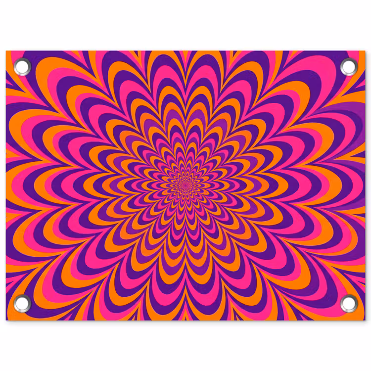 Garden Poster - Pattern - Optical - Colorful — 1