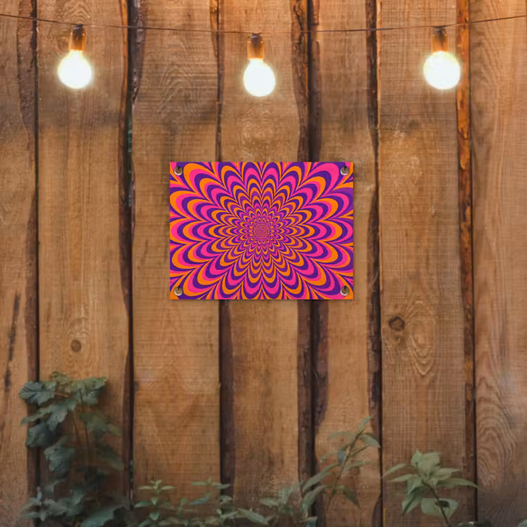 Garden Poster - Pattern - Optical - Colorful — 2