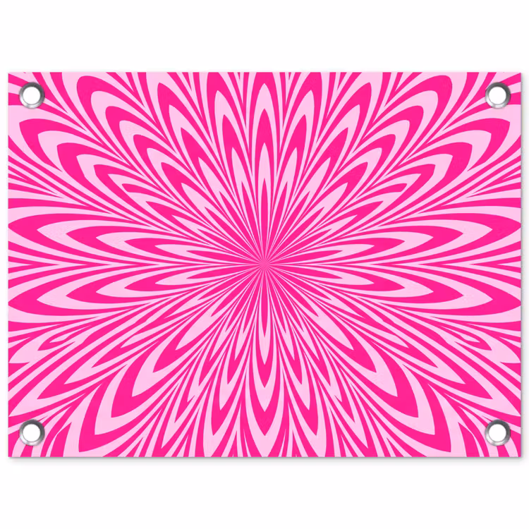 Garden Poster - Pattern - Optical - Pink — 1