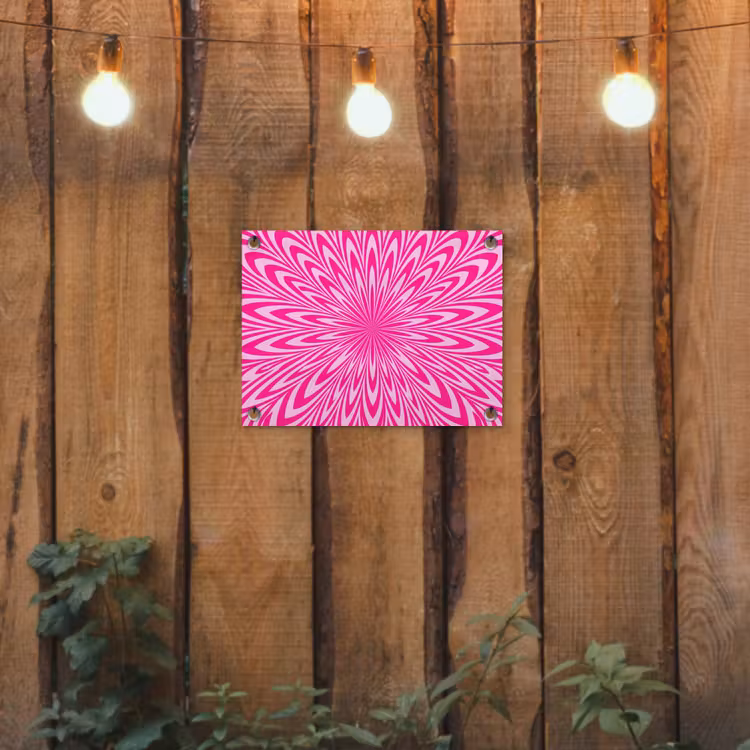 Garden Poster - Pattern - Optical - Pink — 2