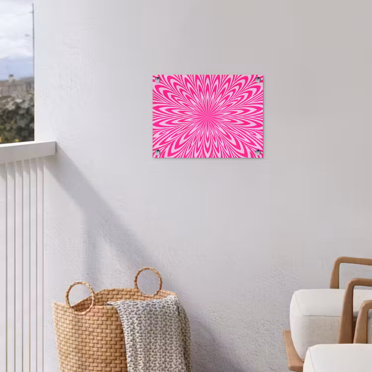 Garden Poster - Pattern - Optical - Pink — 3