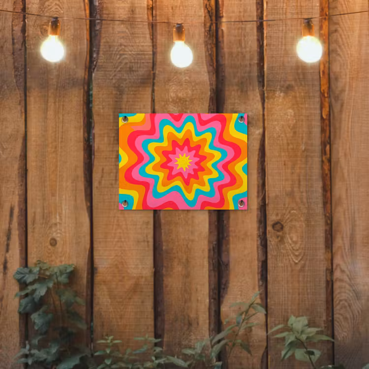 Garden Poster - Pattern - Wavy - Colorful — 2