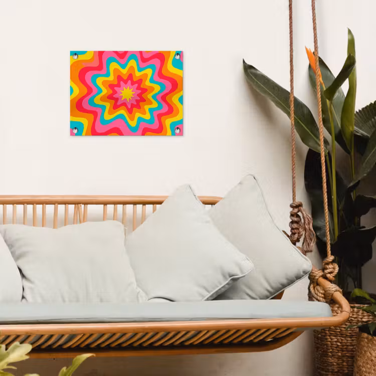 Garden Poster - Pattern - Wavy - Colorful — 5
