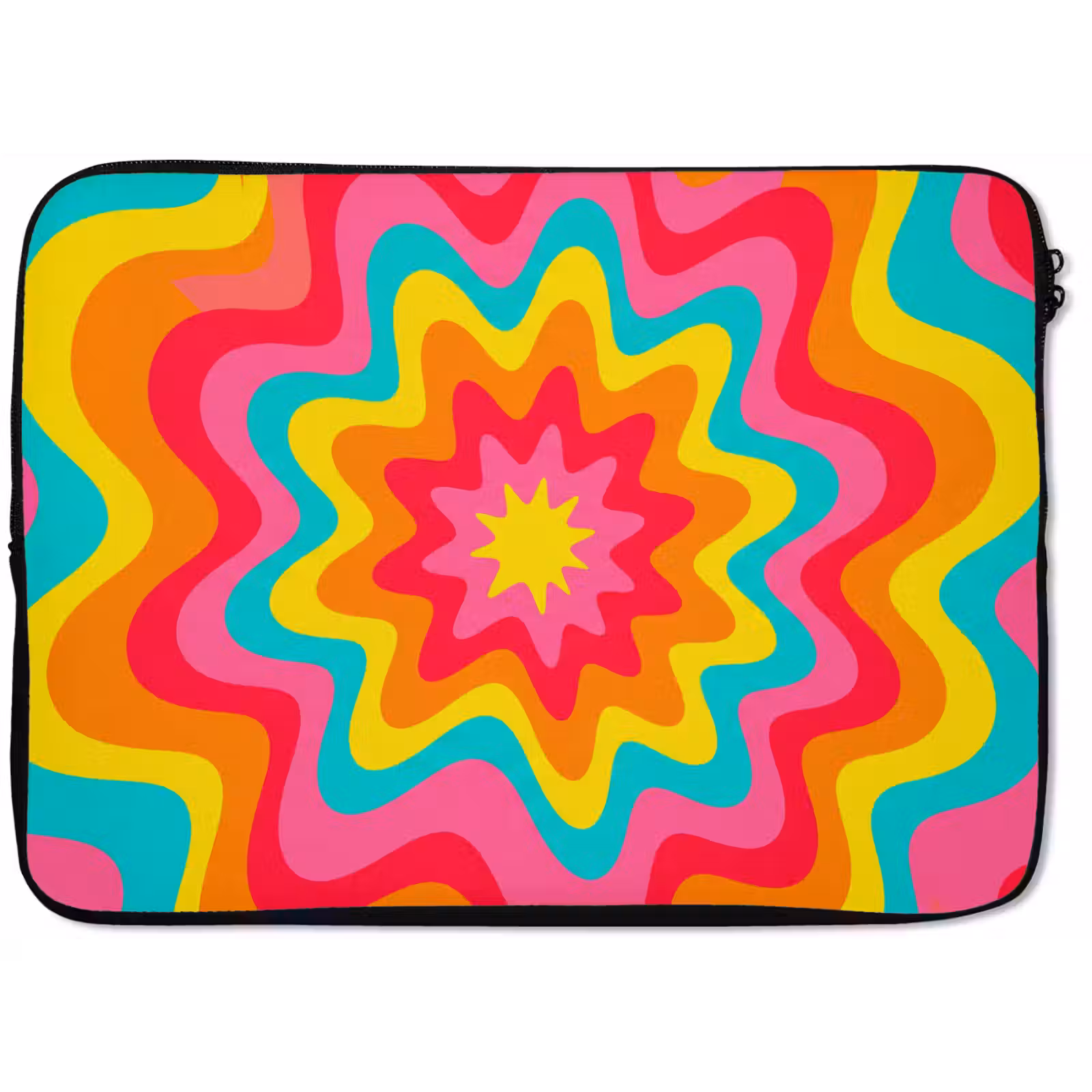 Laptop Sleeve - Pattern - Wavy - Colorful — 1