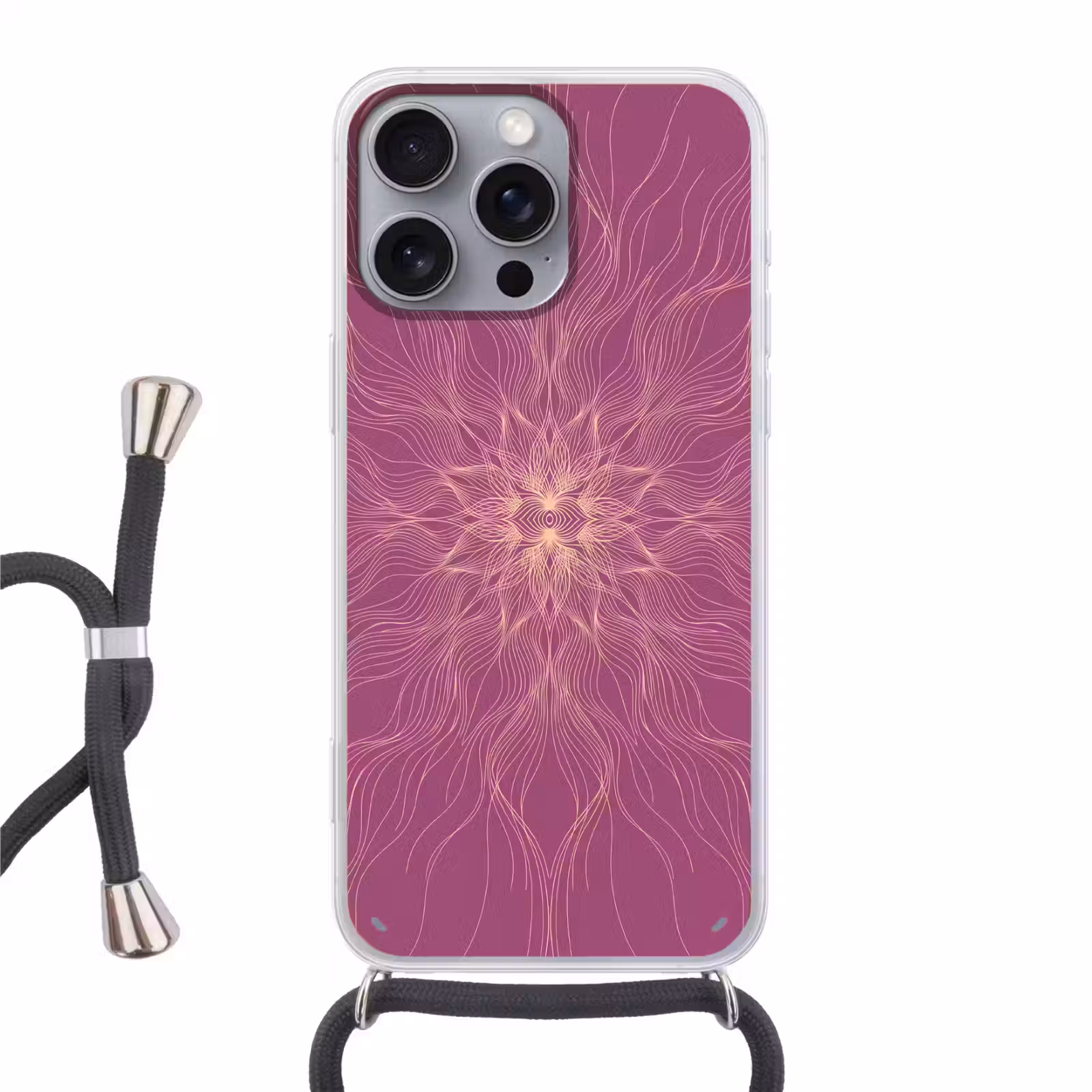 Phone case crossbody - Lines - Pattern - Abstract — 1