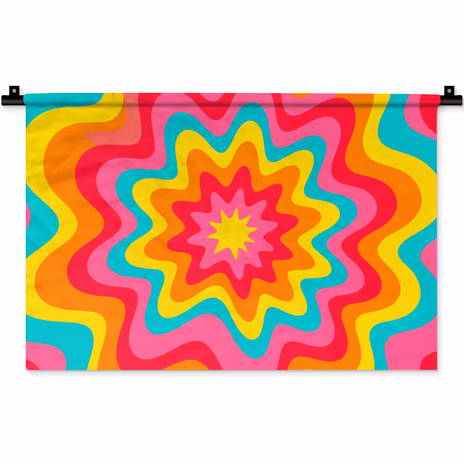 Wall Hanging - Pattern - Wavy - Colorful — 1