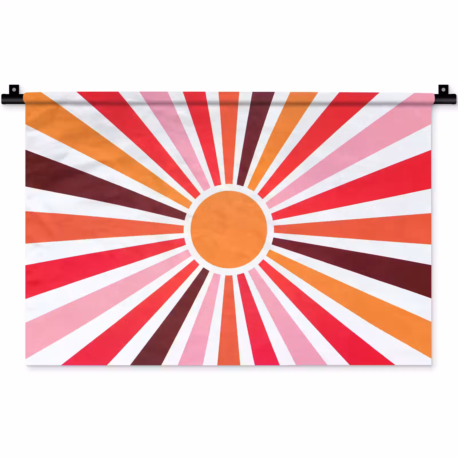 Wall Hanging - Sun - Rays - Abstract - Colorful — 1