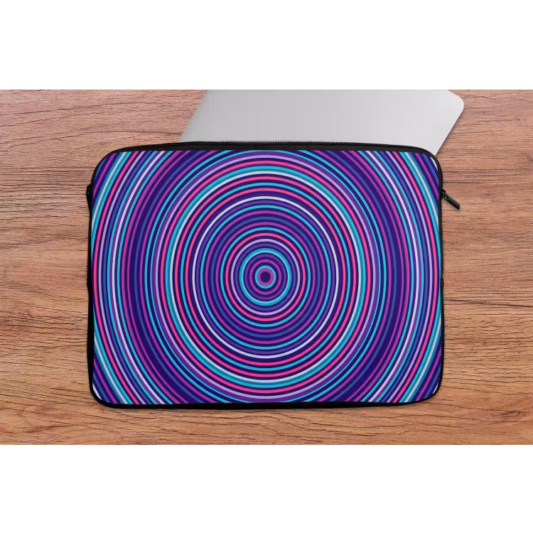 Laptop Sleeve - Abstract - Circles - Colorful — 2