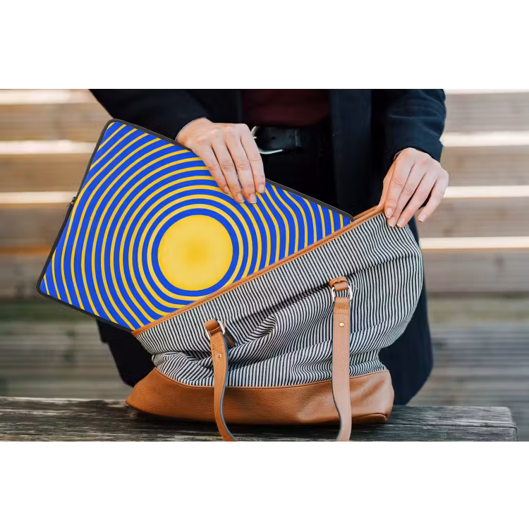 Laptop Sleeve - Abstract Pattern - Blue — 4