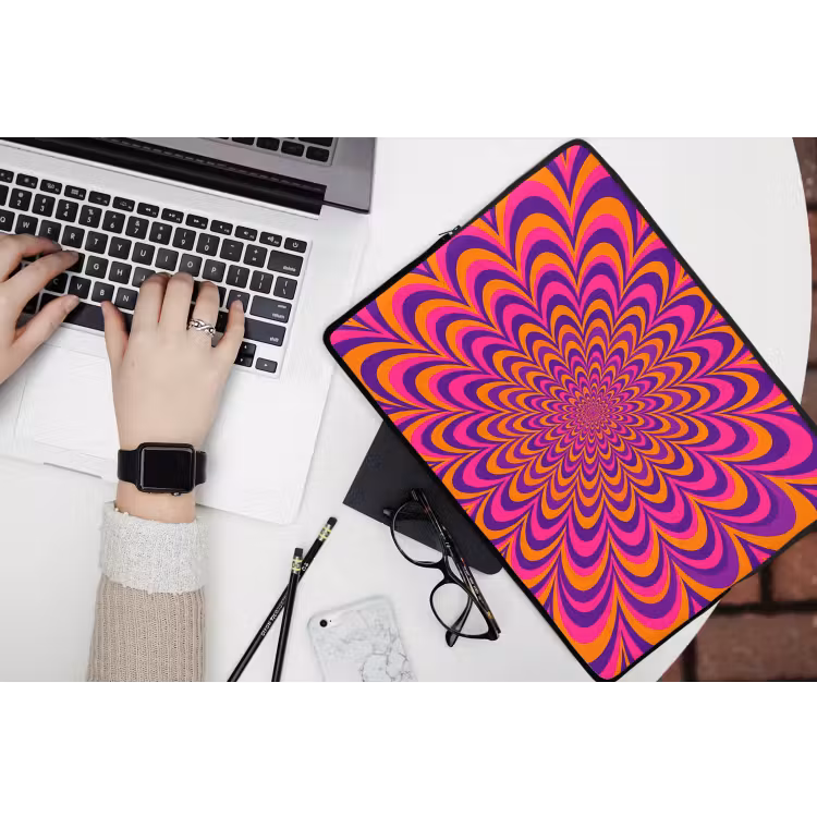 Laptop Sleeve - Pattern - Optical - Colorful — 3