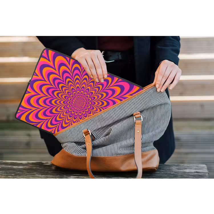 Laptop Sleeve - Pattern - Optical - Colorful — 4