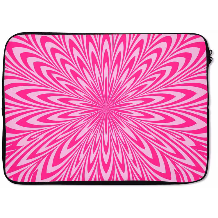 Laptop Sleeve - Pattern - Optical - Pink — 1