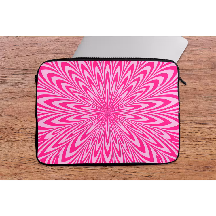 Laptop Sleeve - Pattern - Optical - Pink — 2