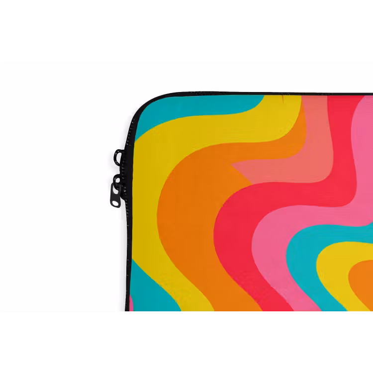 Laptop Sleeve - Pattern - Wavy - Colorful — 5