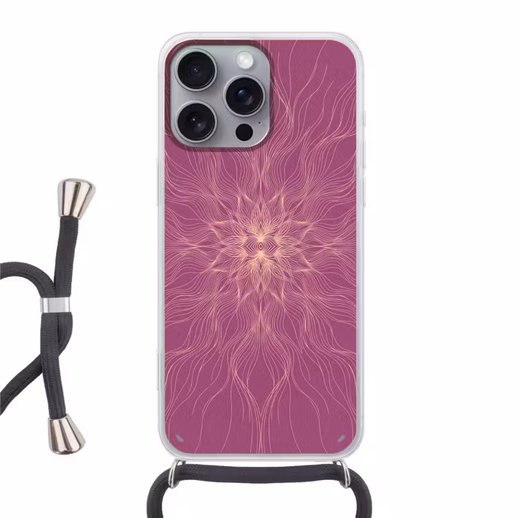 Phone case crossbody - Lines - Pattern - Abstract — 1