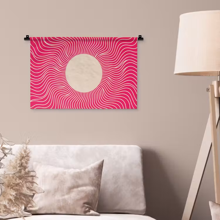 Wall Hanging - Abstract - Pattern - Pink — 2