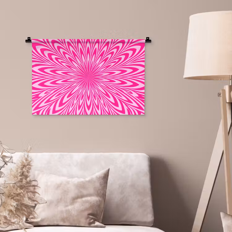 Wall Hanging - Pattern - Optical - Pink — 2