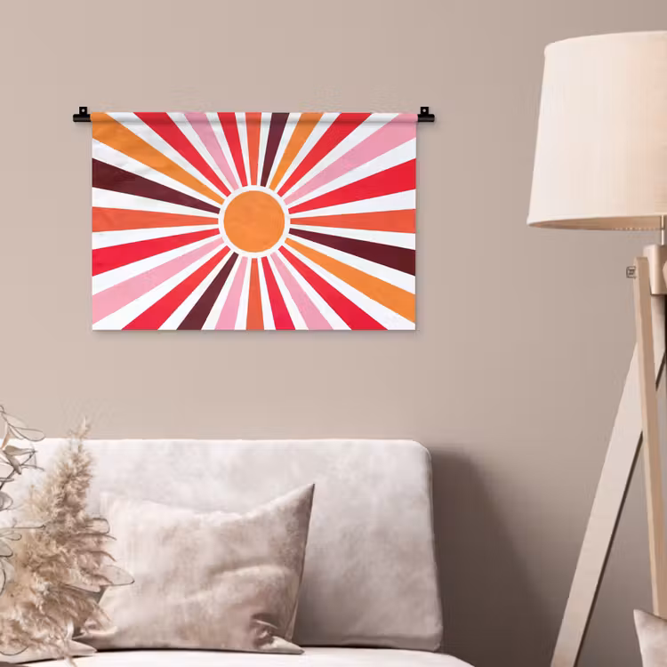Wall Hanging - Sun - Rays - Abstract - Colorful — 2