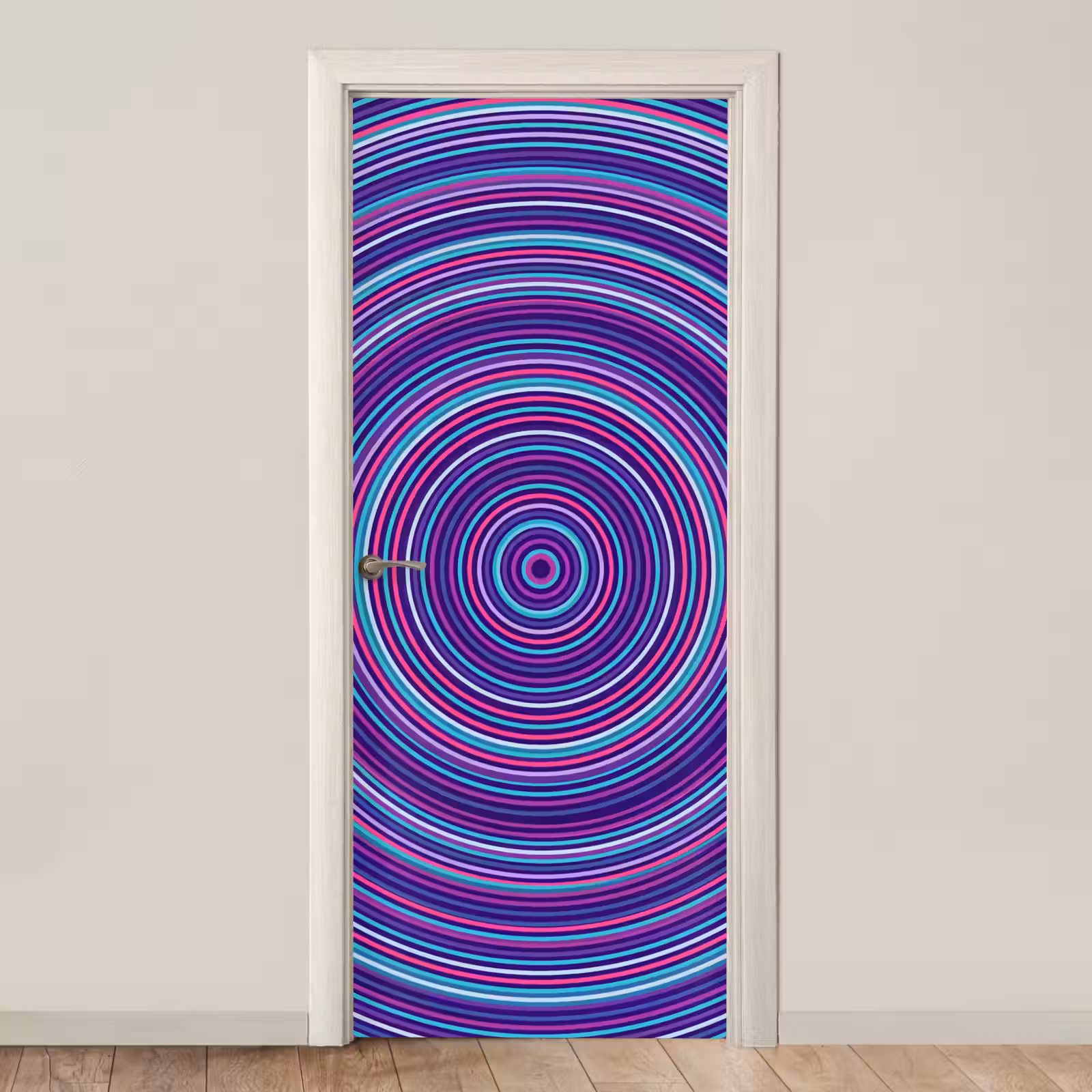 Door sticker - Abstract - Circles - Colorful — 1