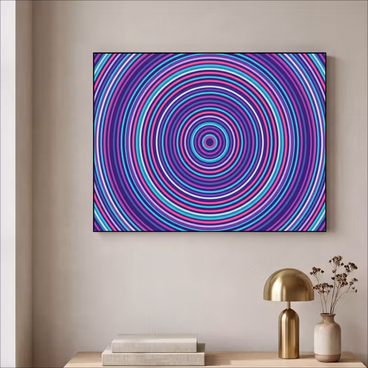 Art Frame - Abstract - Circles - Colorful — 3