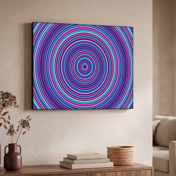 Art Frame - Abstract - Circles - Colorful — 4