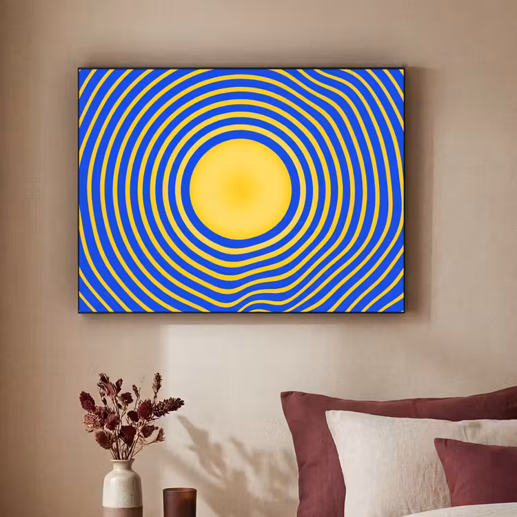 Art Frame - Abstract Pattern - Blue — 2
