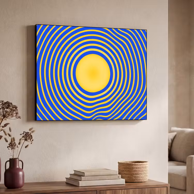 Art Frame - Abstract Pattern - Blue — 4