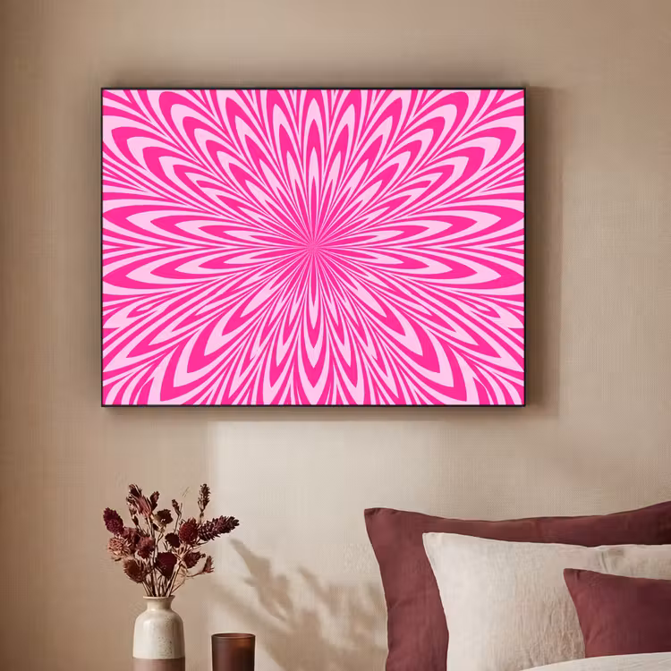Art Frame - Pattern - Optical - Pink — 2