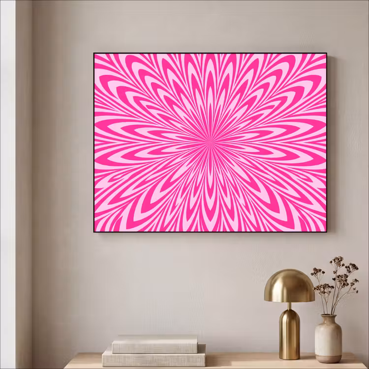 Art Frame - Pattern - Optical - Pink — 3