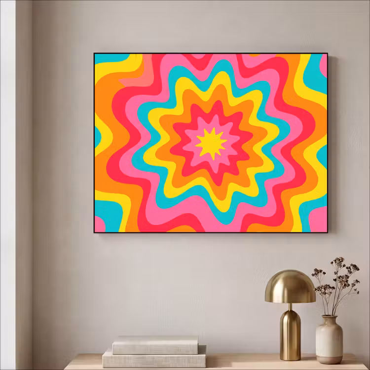 Art Frame - Pattern - Wavy - Colorful — 3