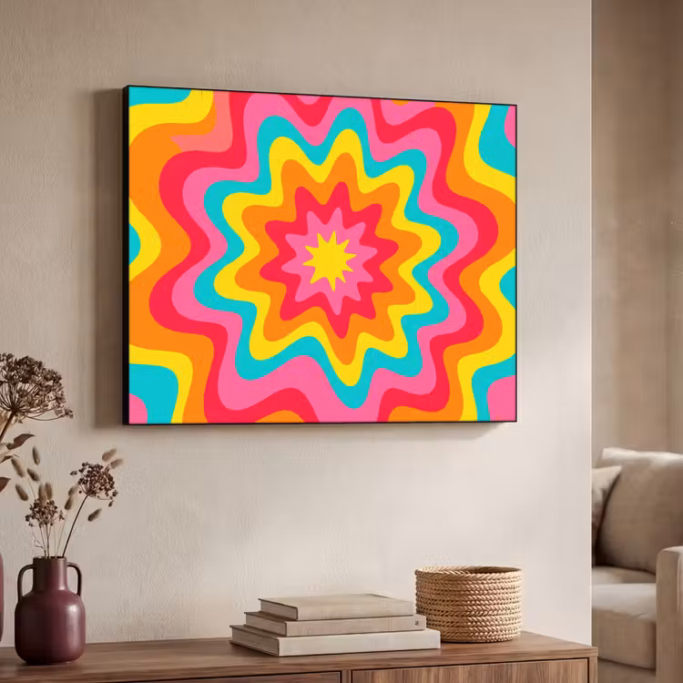 Art Frame - Pattern - Wavy - Colorful — 4